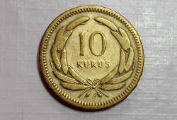TÜRKİYE CUMHURİYETİ 1951 10 KURUŞ
