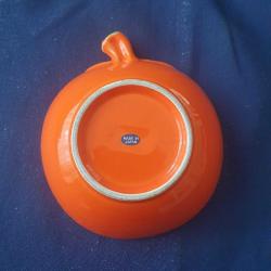 Antika Seramik Turuncu Kase