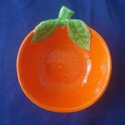 Antika Seramik Turuncu Kase