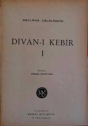 Din - DİVAN-I KEBİR CİLT 1-2 (İlk Baskı)