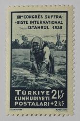 1935 Kadınlar Kongresi Serisi 2+2 kuruş, MNH