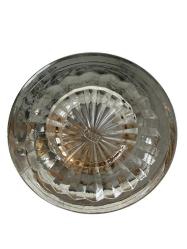 Antika Zin Kapaklı Cam Alman Tankart Bira Bardağı