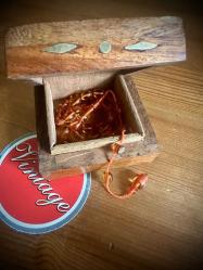 Mehmet Kar usta logolu kehribar tespih,Vintage Kutu Hediyeli