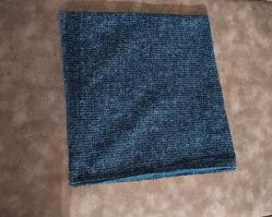 El Yapımı - Handmade 2'li Mavi ve Yeşil Kırçıllı Kırlent Kılıfı - (Yastık Görsel Amaçlıdır)