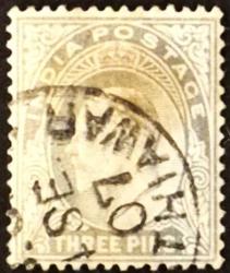 +++ HİNDİSTAN K. EDWARD VII       1907    TP  - DAMGALI , HALİYLE