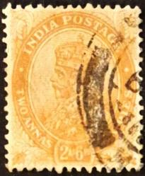 +++ HİNDİSTAN K. GEORGE V      1922    2A6P   - DAMGALI