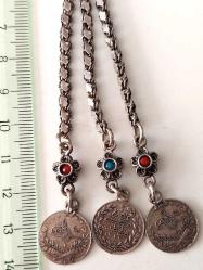 OSMANLI DÖNEMİ ANTİK MUHTEŞEM GÜMÜŞ MÜTHİŞ MOTİF İŞLEMELİ SARAYSAL TESPİH PÜSKÜLÜ 1A1A1R1R PEK ÇIKMAZ