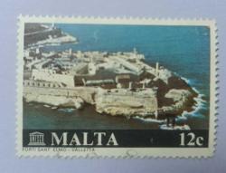 Malta _ damgalı pul