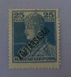 Macaristan Avusturya işgali 1918_ damgasız