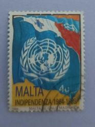 Malta _ damgalı pul