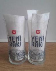 YENİ RAKI FETHİYE BALIK PAZARI RAKI BARDAĞI 2 ADET