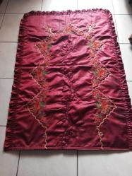 Maraş işi  gül desenli seccade 120*80 cm