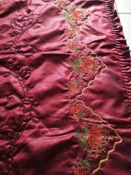 Maraş işi  gül desenli seccade 120*80 cm