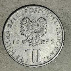 POLONYA  1975    10 ZLOTY    HATIRA   Bolesław Prus