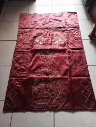Maraş işi gül desenli seccade 120*90 cm