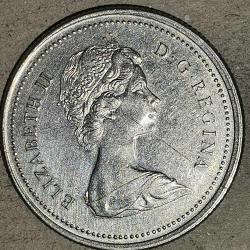 KANADA  1973  25  CENT  HATIRA 100. Yıl - Kanada Kraliyet Atlı Polisi