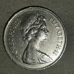 İNGİLTERE 1971  10 PENCE
