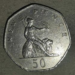 İNGİLTERE 1969     50  PENCE