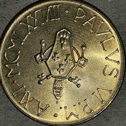 VATİKAN  1978   200  LİRA