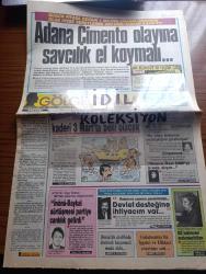 Gölge Adam Gazetesi - Turkish Newspaper - 25 Şubat  4 Mart 1991 - Adana Çimento olayına savcılık el koymalı - Semra Özal'ın İl başkanlığı tartışılıyor - ANAP'ta cahiliyenin kaderi 3 Mart'ta belli olacak - Sosyalist Parti Genel Başkanı Ferit ilsever Bu olay sistemin yozlaştığını gösteriyor - Türkiye Birleşik Komünist Partisi lideri Haydar Kutlu anap liberalliği siyasi yaşamda sürdüremedi - çalışma Bakanı İmren Aykut SSK hastaneleri modernleştiriyor - Erdal İnönü Deniz Baykal sürtüşmesi partiye canlılık getirdi - AKFA tam sayfa ilan - Nisan Serezli Tolga Aşkıner tiyatrosundan eğlenceli bir oyun benim matrak ailem - görmez ressam Eşraf Armağan kendi stüdyosunu açtı - İngilizce haberler - Mehmet Şerif Paşa konağı'na europa nostra liyakat ödülü - İlk ilişkiye hazır mısınız -  Marlboro reklamı - Alp Yalman Yurdeşen Karahasan Selçuk Uygur Mustafa Denizli Galatasaray'da işgalci ve diktacı yönetime son -  süper maçta Galatasaray'a ait doping ilaçları ile ilgili belgeler bulunmuş - Beşiktaş