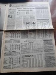 Gölge Adam Gazetesi - Turkish Newspaper - 25 Şubat  4 Mart 1991 - Adana Çimento olayına savcılık el koymalı - Semra Özal'ın İl başkanlığı tartışılıyor - ANAP'ta cahiliyenin kaderi 3 Mart'ta belli olacak - Sosyalist Parti Genel Başkanı Ferit ilsever Bu olay sistemin yozlaştığını gösteriyor - Türkiye Birleşik Komünist Partisi lideri Haydar Kutlu anap liberalliği siyasi yaşamda sürdüremedi - çalışma Bakanı İmren Aykut SSK hastaneleri modernleştiriyor - Erdal İnönü Deniz Baykal sürtüşmesi partiye canlılık getirdi - AKFA tam sayfa ilan - Nisan Serezli Tolga Aşkıner tiyatrosundan eğlenceli bir oyun benim matrak ailem - görmez ressam Eşraf Armağan kendi stüdyosunu açtı - İngilizce haberler - Mehmet Şerif Paşa konağı'na europa nostra liyakat ödülü - İlk ilişkiye hazır mısınız -  Marlboro reklamı - Alp Yalman Yurdeşen Karahasan Selçuk Uygur Mustafa Denizli Galatasaray'da işgalci ve diktacı yönetime son -  süper maçta Galatasaray'a ait doping ilaçları ile ilgili belgeler bulunmuş - Beşiktaş