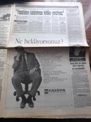 Gölge Adam Gazetesi - Turkish Newspaper - 25 Şubat  4 Mart 1991 - Adana Çimento olayına savcılık el koymalı - Semra Özal'ın İl başkanlığı tartışılıyor - ANAP'ta cahiliyenin kaderi 3 Mart'ta belli olacak - Sosyalist Parti Genel Başkanı Ferit ilsever Bu olay sistemin yozlaştığını gösteriyor - Türkiye Birleşik Komünist Partisi lideri Haydar Kutlu anap liberalliği siyasi yaşamda sürdüremedi - çalışma Bakanı İmren Aykut SSK hastaneleri modernleştiriyor - Erdal İnönü Deniz Baykal sürtüşmesi partiye canlılık getirdi - AKFA tam sayfa ilan - Nisan Serezli Tolga Aşkıner tiyatrosundan eğlenceli bir oyun benim matrak ailem - görmez ressam Eşraf Armağan kendi stüdyosunu açtı - İngilizce haberler - Mehmet Şerif Paşa konağı'na europa nostra liyakat ödülü - İlk ilişkiye hazır mısınız -  Marlboro reklamı - Alp Yalman Yurdeşen Karahasan Selçuk Uygur Mustafa Denizli Galatasaray'da işgalci ve diktacı yönetime son -  süper maçta Galatasaray'a ait doping ilaçları ile ilgili belgeler bulunmuş - Beşiktaş