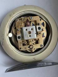 TAVUKLU ORJİNAL SHANGAI KURMALI MASA SAATİ ÇALIŞIR DURUMDA AÇIKLAMAYI OKUYUN