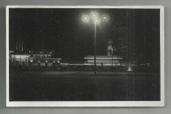 İZMİR ENTERNASYOANL FUARI VE PARAŞÜT KULESİ GECE GÖRÜNÜMÜ NADİR FOTOKART...