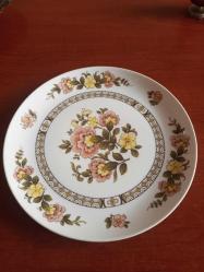 Eschenbach Bavaria Germany  porselen Kır Çiçekleri konulu tabak 22 cm çap