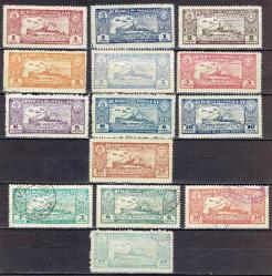 1930 PARAGUAY SAVAŞ GEMİLERİ KONULU, DAMGALI- DAMGASIZ DEĞİŞİK KONDÜSYONLARDA TEMATİK PULLAR