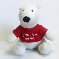 Coca Cola Lisanslı Peluş Mutlu yıllar temalı Kutup Ayısı