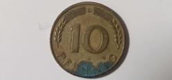 ALMANYA 10 PFENNING 1950 G