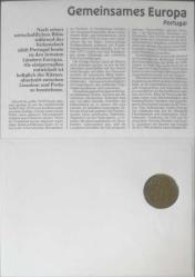 Portekiz 50 Escudo 1989 Hatıra, Damgalı Pullu Postadan Geçmiş Zarf