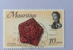 Mauritius_ damgalı pul