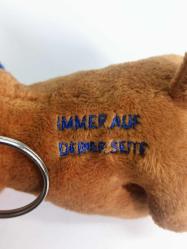 FPÖ Wien Peluş Köpek Anahtarlık Çanta Süsü Oyuncak