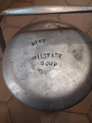 1915 Tarihli Askeri Çorba Kabı, Sefer Tası..