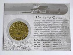 GALATA KULESİ BRONZ HATIRA MADALYONU ÇİL KONDİSYONDA