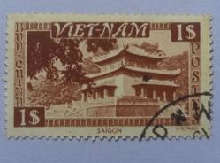 Vietnam _Saygon_ damgalı pul