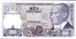 7. EMSİYON 1000 TÜRK LİRASI ÇİL