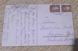 LOT.17 » 1932 D REİCH 2 Lİ PULLU ÜZERİ YAZILI POST KARTE