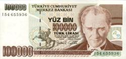 7.EMİSYON 100 BİN TÜRK LİRASI ÇİL