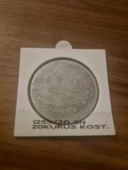 RRR Nadirlik Derecesinde! Sultan Abdülmecid 1255/20 20 Kuruş Gümüş Mecidiye