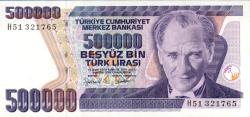 7.EMİSYON 500 BİN TÜRK LİRASI ÇİL