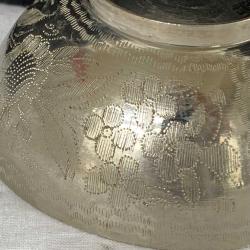 Dönem Ürünü Kalem İşi Pirinç Şifa Kasesi