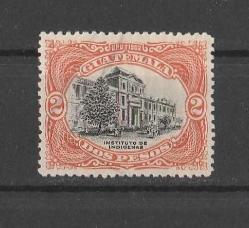 1902 Guatemala Ulusal Semboller Damgalı Pul