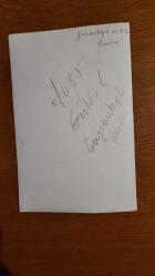 ŞANTÖZ BERRİN BEN'İN ORİJİNAL FOTOĞRAFI - 18 x 12 cm EBADINDA - BERRİN BEN, DEKOLTE GİYSİLERİYLE POZ VERİRKEN ÇEKİLMİŞ BİR KARE (LEKELER MEVCUTTUR)