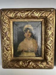 Antika 200 Yıllık Belçika Şato Çıkması Yağlı Boya Portreler