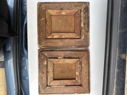 Antika 200 Yıllık Belçika Şato Çıkması Yağlı Boya Portreler