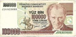 7.Emisyon 3.Tertip 100.000 Türk Lirası / J24