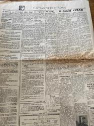 DÜNYA GAZETESİ - DOĞUM GÜNÜ HEDİYESİ (TURKISH NEWSPAPPER) - 17 TEMMUZ 1971 -  SADECE DÖRT SAYFADIR -Deniz Gezmiş-Jean François Revel-Bedii Faik-Mithat Perin-Cemil Sena-Necdet Kurdakul-Naim Buluç-Falih Rıfkı Atay-Sanıkların güvensizlik itirazı reddedildi-D Gezmiş ve arkadaşları idam isteği ile yargılandı-Kızıl eşkıyalar hesap veriyor-Sıkıyönetim Mahkemesi İstanbul dan getirilen Keskin i de tutukladı-Anayasa Tasarısı Meclise ve Millete gönderildi-Kilit noktalara hep CHP liler getiriliyor-Demirel ve Gülez için soruşturma yapılmayacak-Nixon un K Çin i ziyaret haberi ilgi uyandırdı-Ne Marx ne İsa-Yeni bir dünya ihtilali Birleşik Amerika da başladı-21 ölüm cezası-Dört kişi tutuklandı-Akıl almaz-Devlet Demir Yolları lokavt kararı aldı-9 ilde grev ve lokavt yasaklandı-Güzel yurdumuz-D Gezmiş ve arkadaşları idam isteği ile yargılandı-Devlet Demir Yolları-Dışarıdan-Köylerde yangın-Anayasa tasarısı-Nixon-Beşiktaş ta dün sezonu açtı-Dinko Göztepe antrenörü oldu-Osman da mukavele imzaladı-F Bahçeni